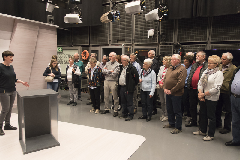 Die Beelener Reisegruppe im Fernsehstudio des WDR!