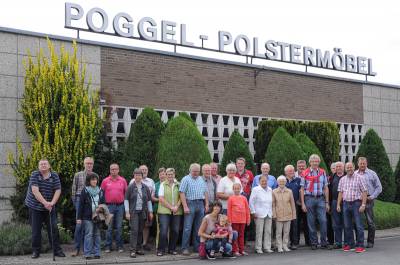 Besichtigung der Polsterwerkstätten Poggel in Westkirchen - 