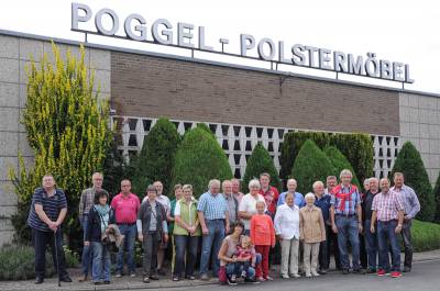 Besichtigung der Polsterwerksttten Poggel in Westkirchen - 