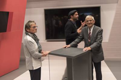 Besuch Landtag-NRW und WDR am 26.04.2018 in Dsseldorf - Hubert Grachtrup der neue Fernsehmoderator des WDR!